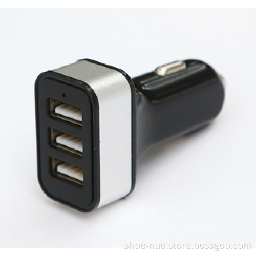 usb adapter 3 in 1 with hub 3 usb port,for macbook pro mobile power adapter car,for mp3 player multi car adapter